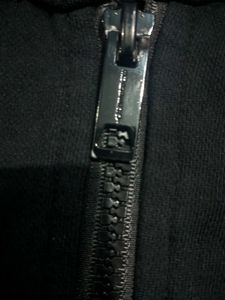 Burberry Black Zip-Up Hoodie