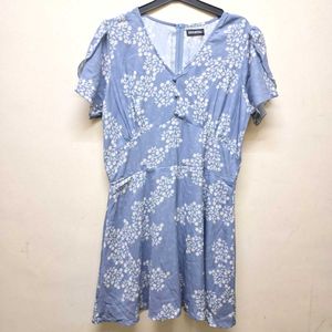 Floral Print Mini Dress