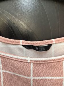 Peach Shein Crop Top