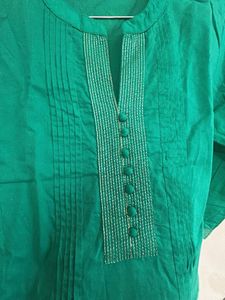 Green Kurta - Stylish &amp; Comfortable