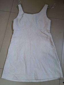 White Sleeveless Dress