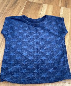 Blue Velvet Crop Top