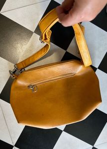 Retro Mustard Yellow Shoulder Bag