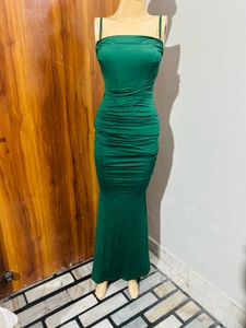 Green Bodycon Maxi Dress