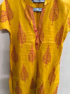 Combo Offer: Yellow &amp; Multi Colored Kurti