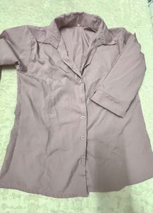 Combo of sage green and rust pink shirt