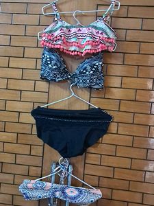 Combo Of Four  Padded  Hnm Bra N Panty