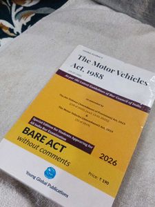The Motor Vehicles Act, 1988 - Bare Act