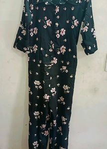 Floral Print Jumpsuit