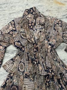 Boho Chic Paisley Print Dress