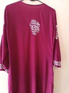 HANDWORK CHIKANKARI KURTA
