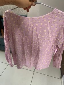 Pink Floral Top