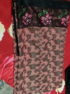 Elegant Embroidered Saree