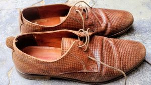 Brown Leather Casual Shoes