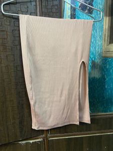 women pencil skirt with side slit
