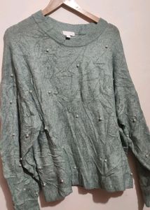 Light Grey Winter Top For Girl Or Woman 42 Bust