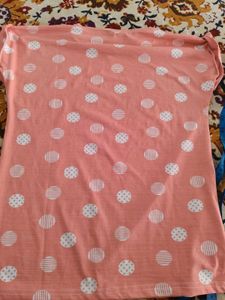 Cute Graphic Print Top