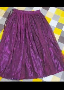 Purple Skirt and Top Set