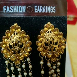 Gold Plated Jhumka Earrings