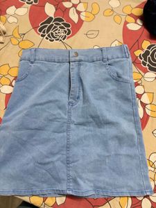 Mini Denim Skirt