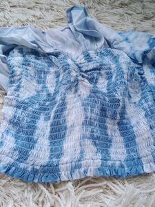 Tie-Dye Off-Shoulder Top