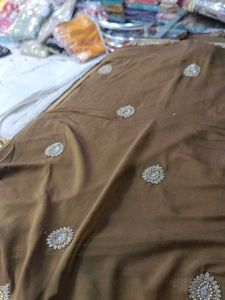 Elegant Brown Saree