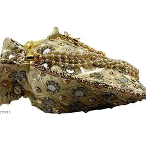Women Potlis bags(#Golden)