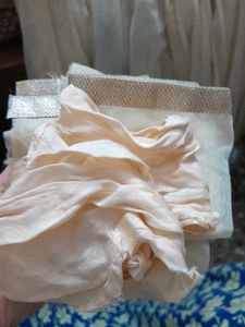 Cream+Blue Gown
