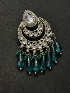 Beautiful Crystal Green Earrings