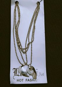 Bangles Set of 3 1 bracelet 2 chain