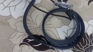 Beautiful Metallic Black Belt