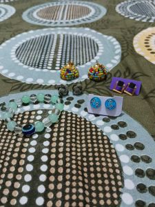 Earrings set for And bracelet free