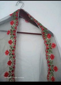 Partywear Pakistani Suit With Organza Dupatta