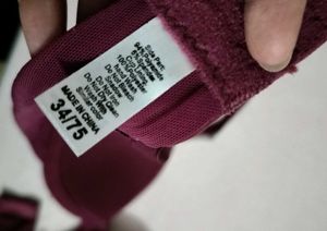 Burgundy Comfort Bra