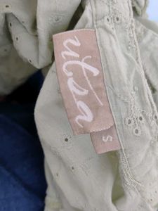 Mint Green Embroidered Top