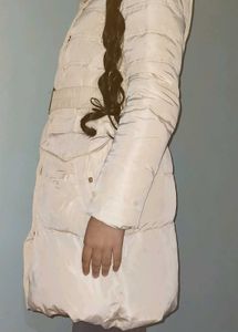 Elegant Ivory(cream)Puffer Coat(limited Deal)