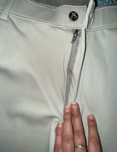 Iight Grey Cargo Pants For Women.