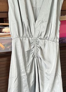 Silverish Green Dress.