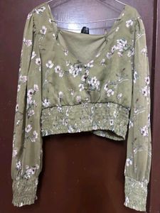 Floral Print Long Sleeve Top