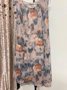 Floral Print Sleeveless Dress