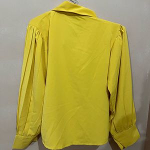 Vintage Yellow Button-Down