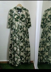 Ethnic Gown With Belt