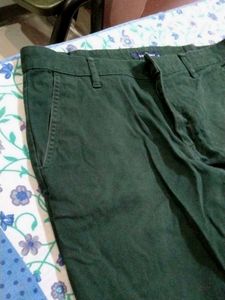 Green Casual Pants