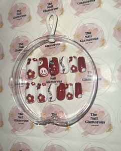 Red Presson Nails