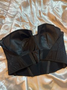Elegant Black Bustier Top