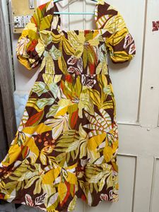 Floral Print Midi Dress