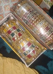 Combo Of Two Chura Style Bangles
