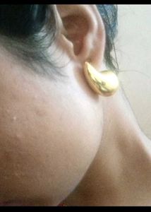 Beautiful Golden Teary Studs