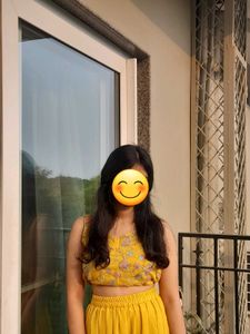 Yellow Palazzo Set