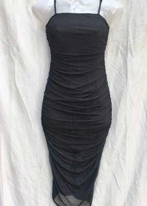 I. Black Bodycon Mini Dress